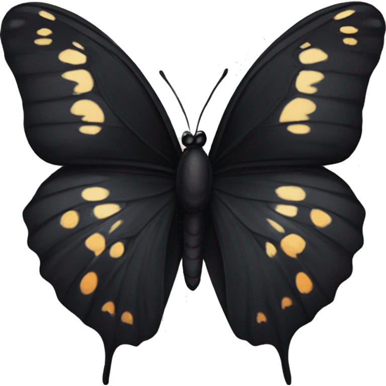 Black butterfly  emoji