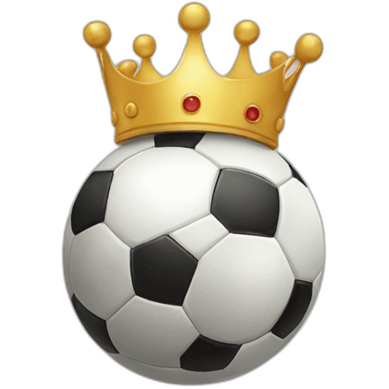 soccer ball crown emoji