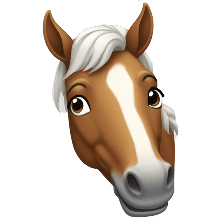 horse smiling  emoji