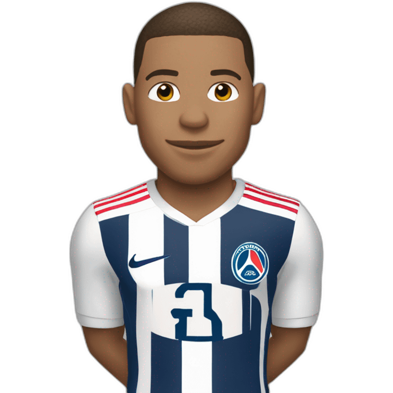 mbappé qui pose  emoji