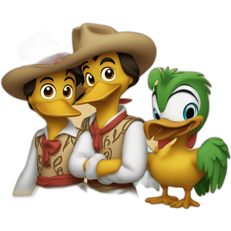 The 3 Caballeros emoji