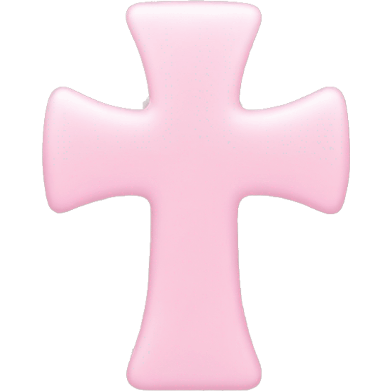 Baby pink cross emoji