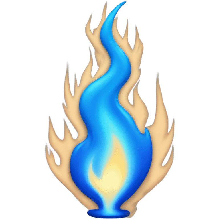 blue flame emoji