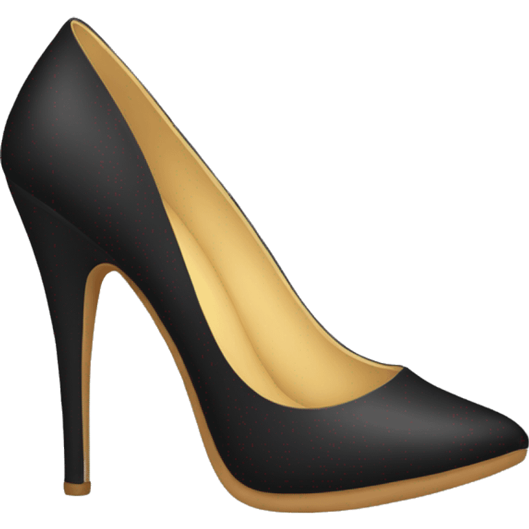 black women's high-heeled shoes emoji