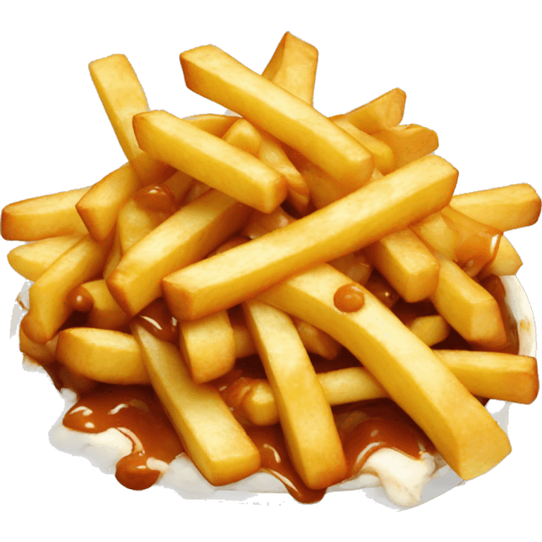 poutine qui mange une poutine emoji