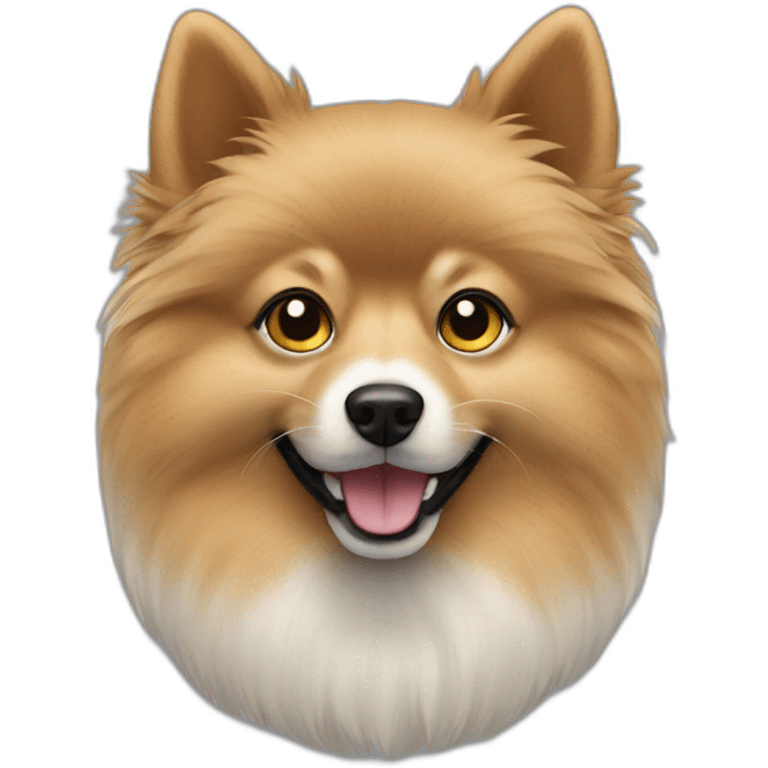 Dog-spitz-black emoji