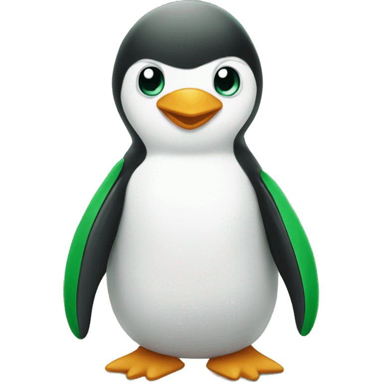 green friendlypenguin emoji