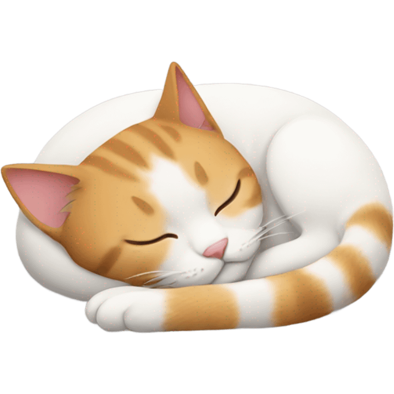 A cat sleeping  emoji