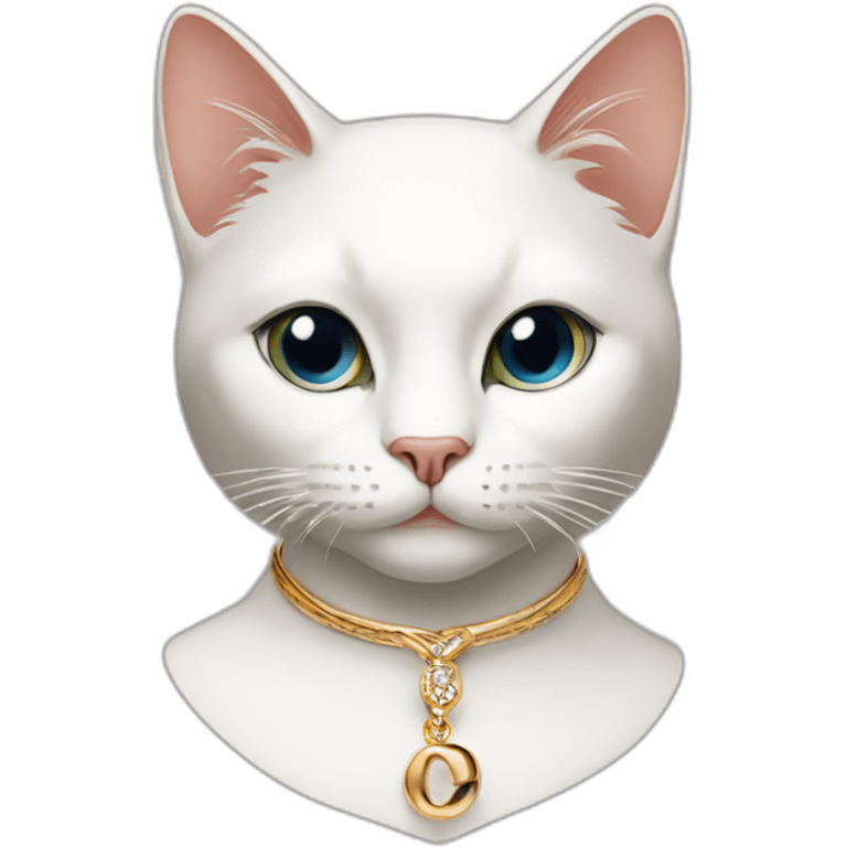 Cartier fashionable cat emoji