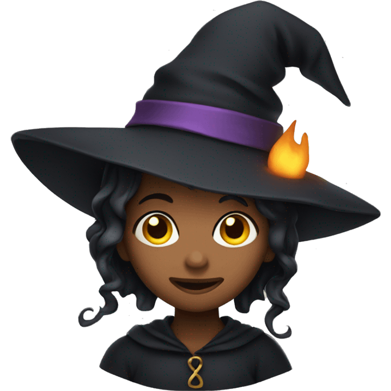 cute witch emoji