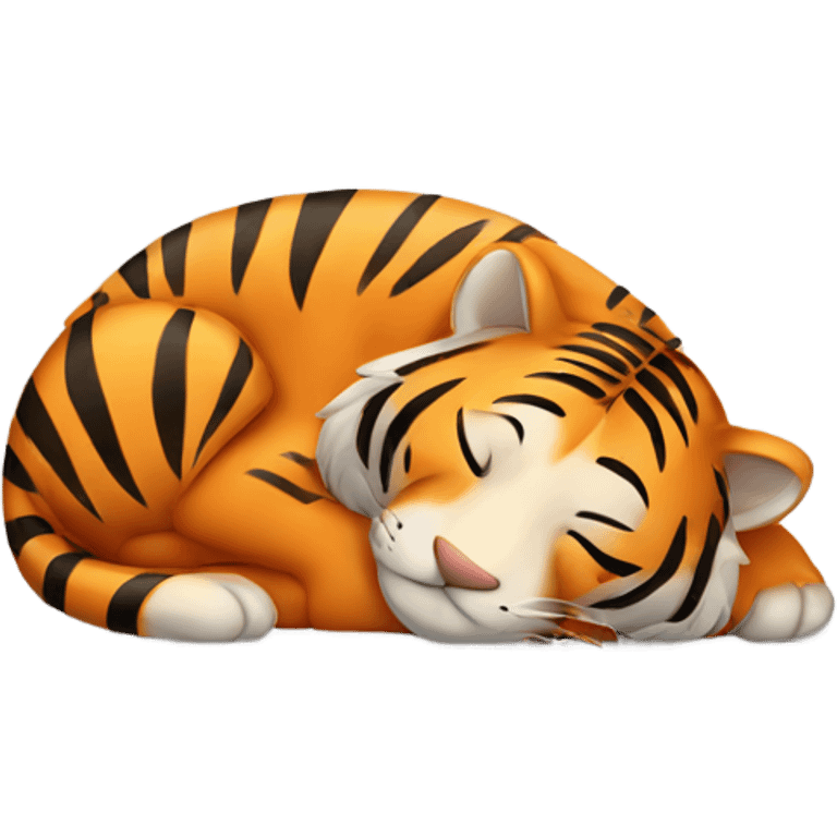 Sleeping Tiger emoji