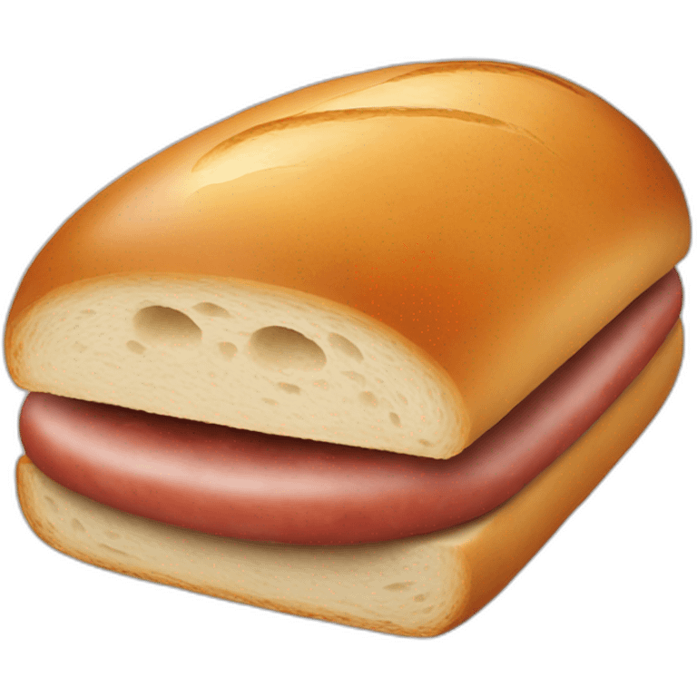 Bread with sausage  emoji