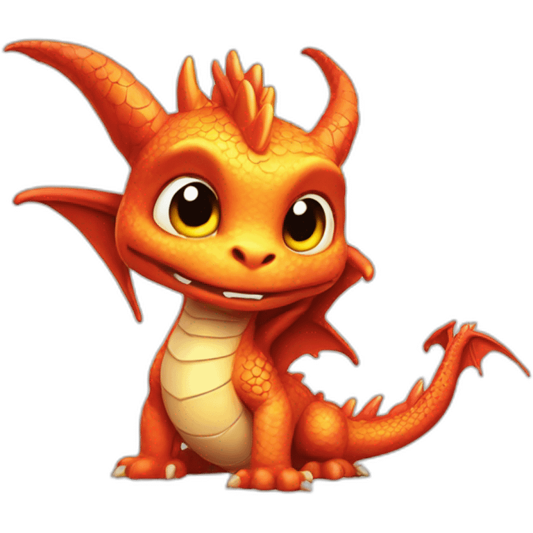 dragon cute glimmar emoji