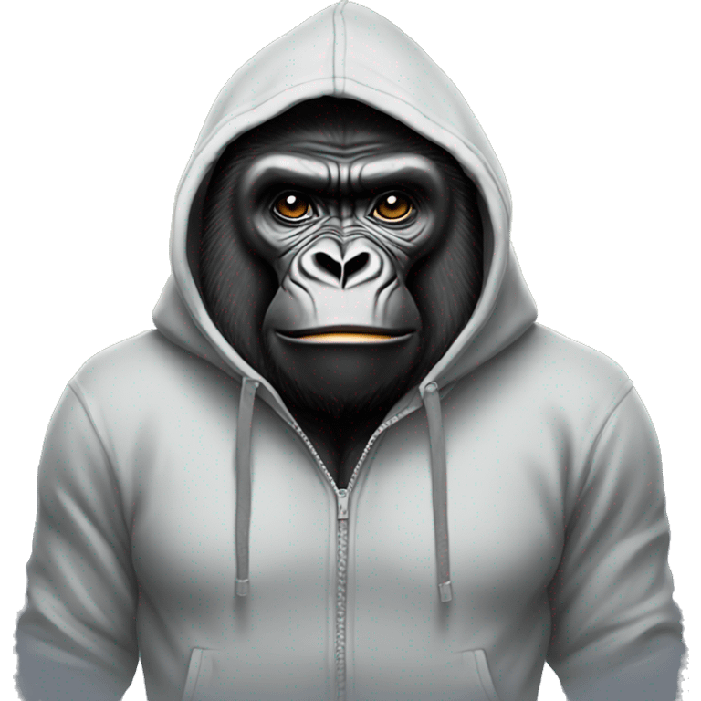 Gorilla in hoodie emoji