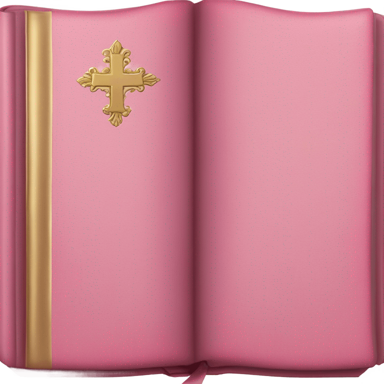 Pink Bible emoji