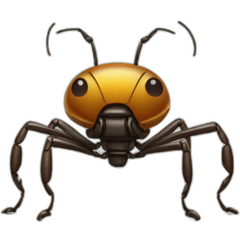 ant with robot legs emoji