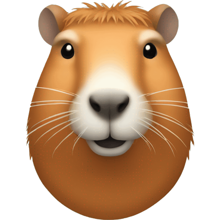 Capybara orange  emoji