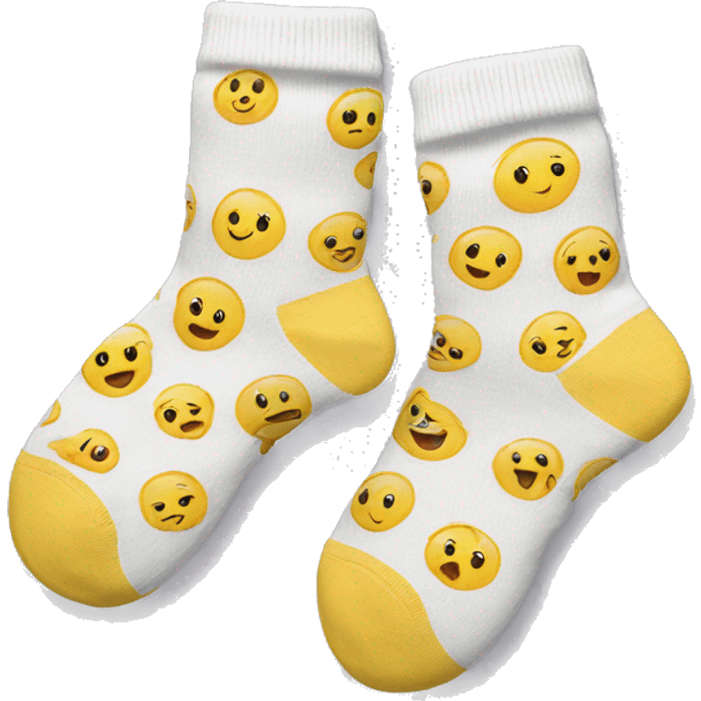 newborn baby socks emoji