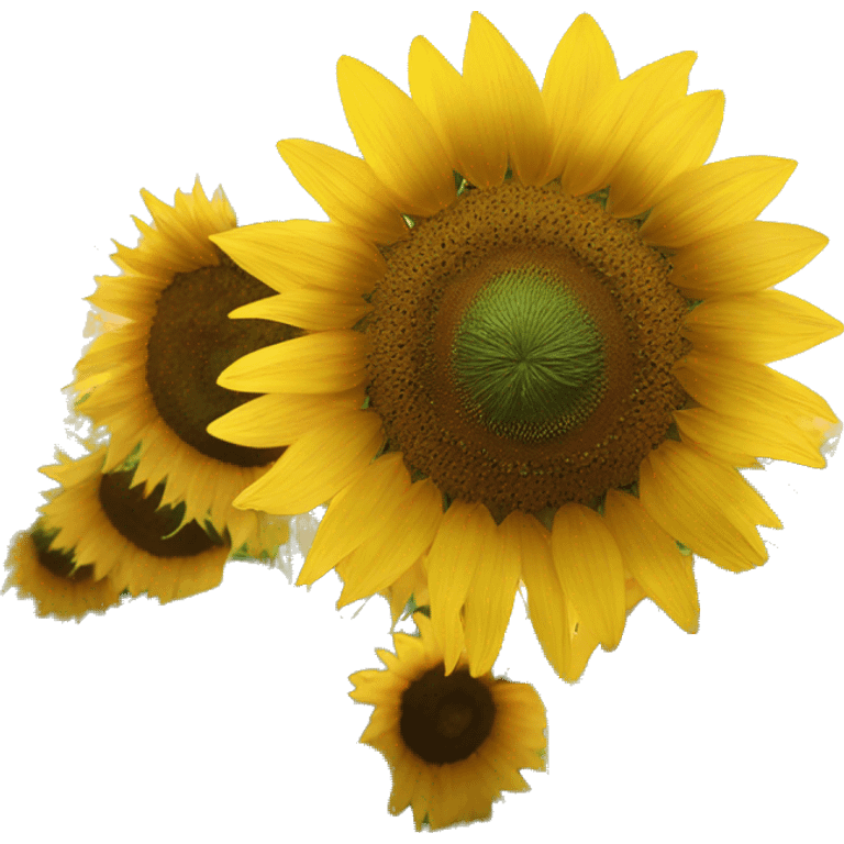 Beautiful sunflowers emoji