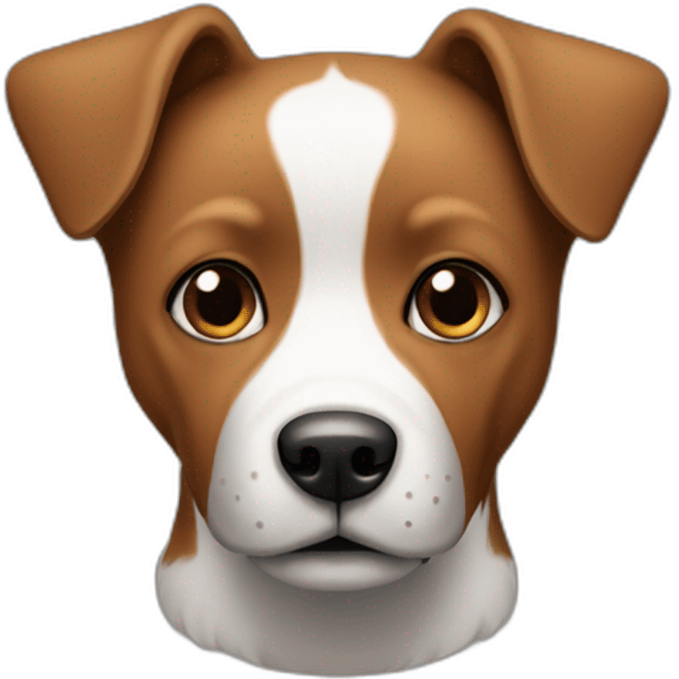 Chien marron et noir emoji