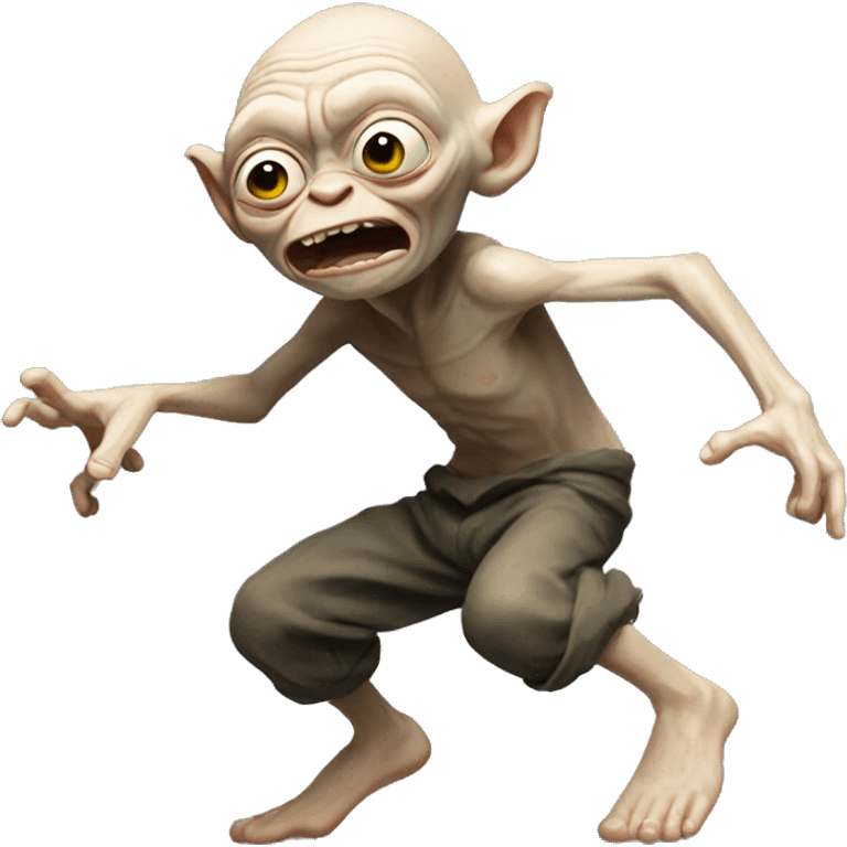 gollum dancing hiphop emoji