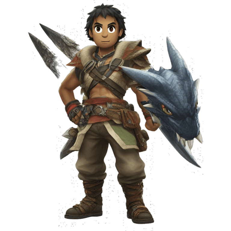 Monster hunter from capcom emoji