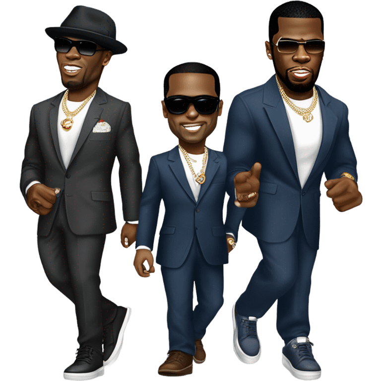 50 cent + diddy emoji