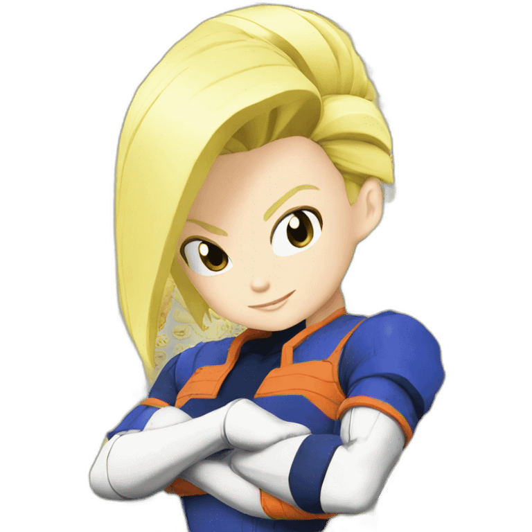 dbz android 18 emoji