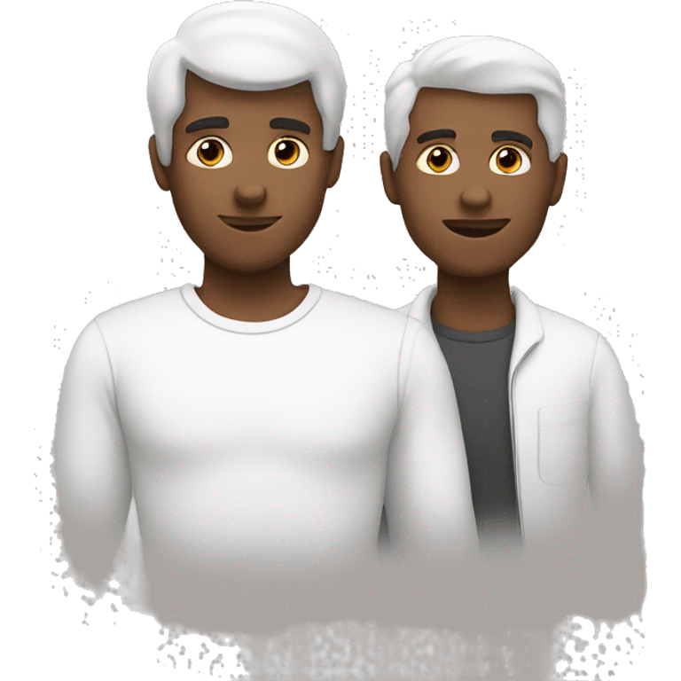 Heart white fathers  emoji