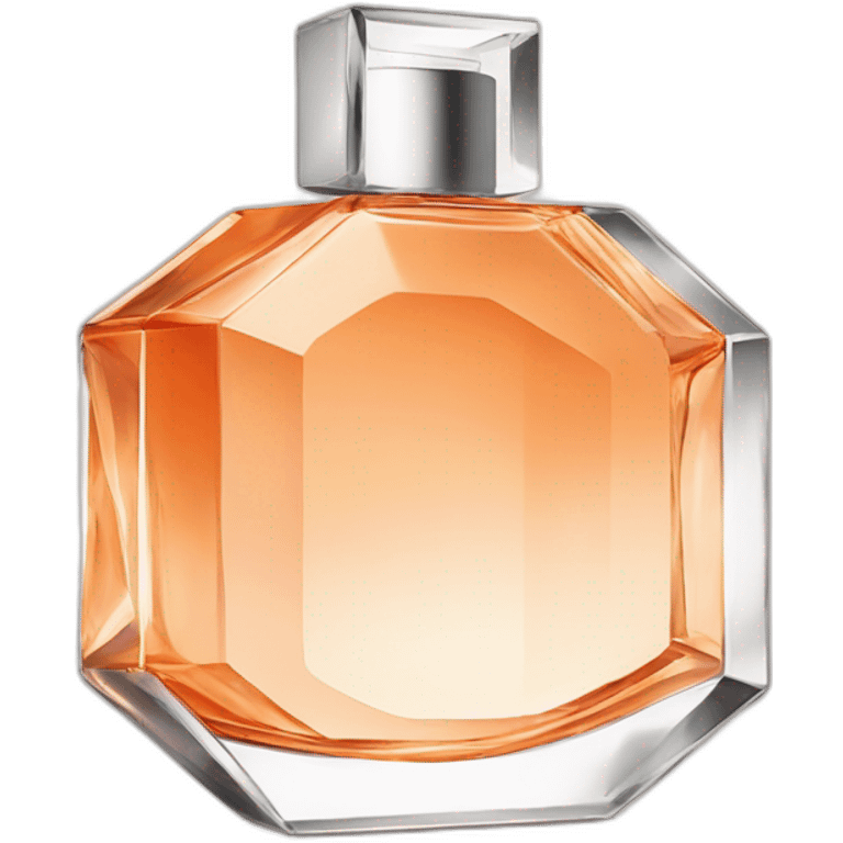 Iconic Octogonal Crystal Fragrance Bottle Orange Tint emoji