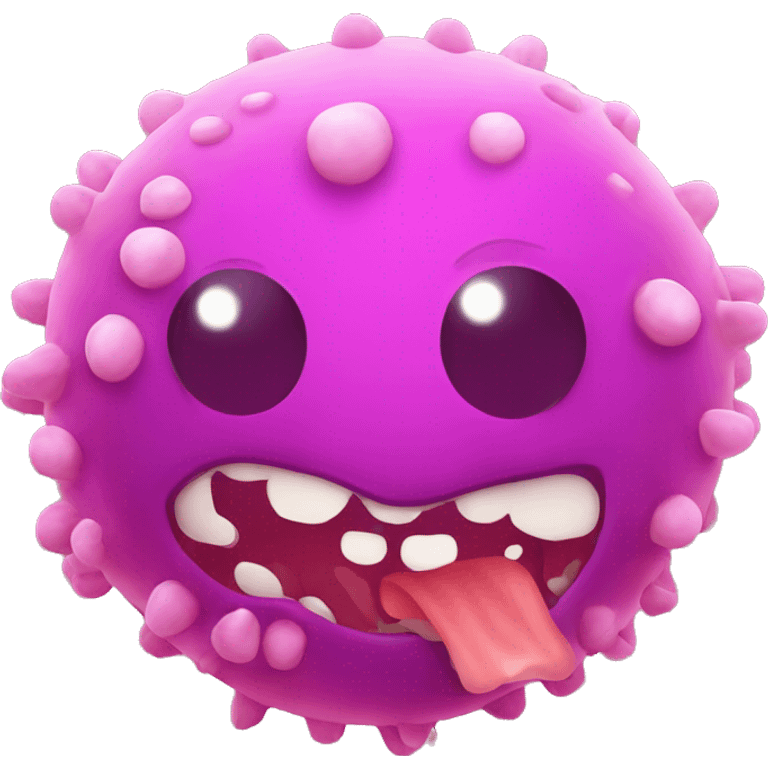 Cute Varicella zoster virus emoji