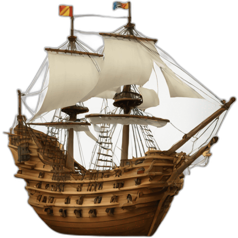 Spanish galeon ship emoji