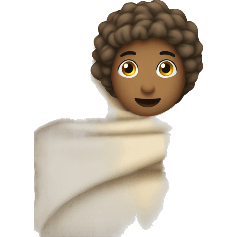 Beige blanket winter emoji