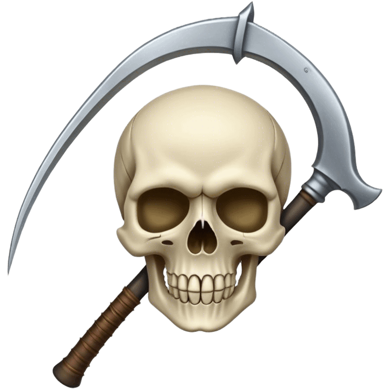 Skull and Scythe emoji