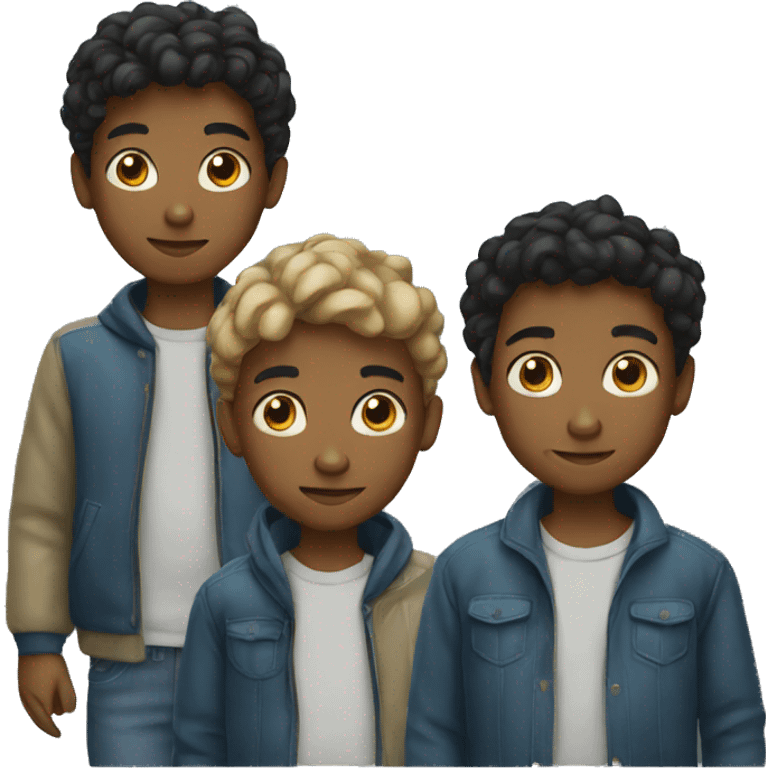 four boy emoji