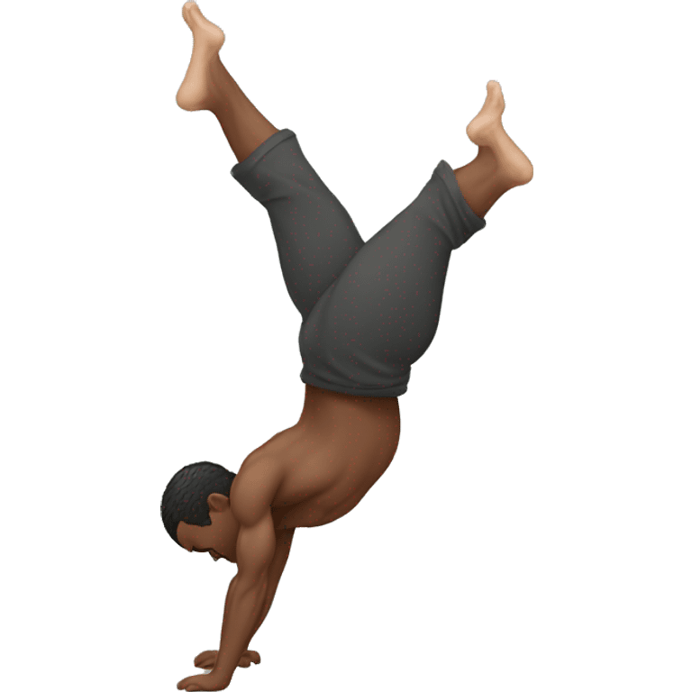 strong man handstand emoji