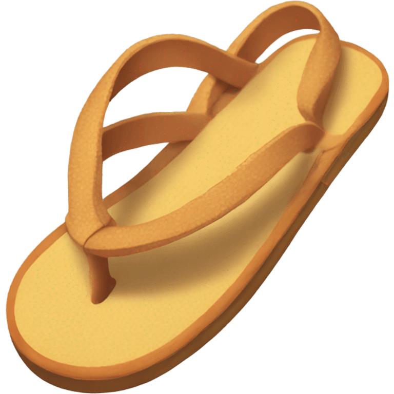 A flip flop with teeth  emoji