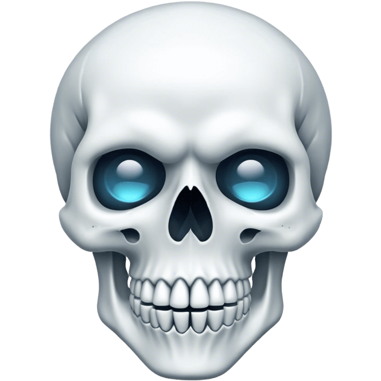 cold skull emoji