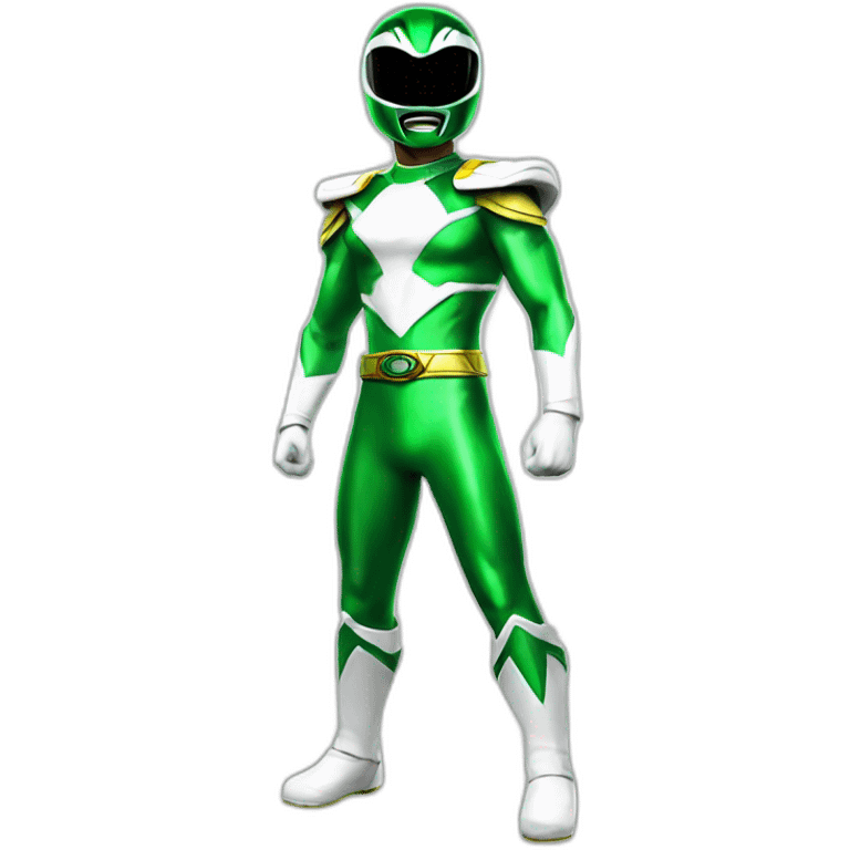 green power ranger full body emoji