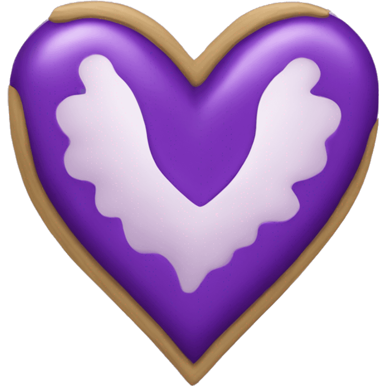 Purple heart  emoji