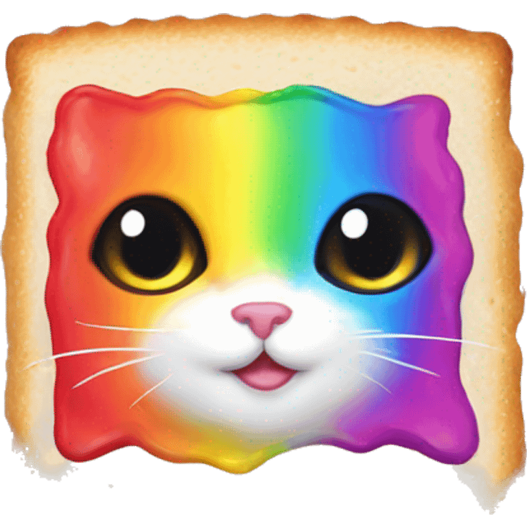 poptart kitty rainbow emoji