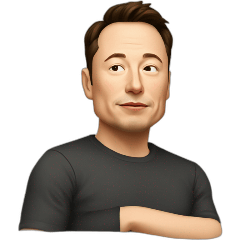 Sleping-elon-musk emoji