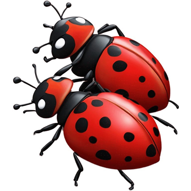 lady bug love emoji