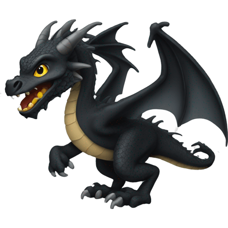 Black dragon emoji