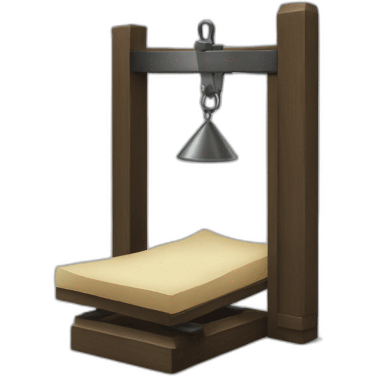 Guillotine classic emoji