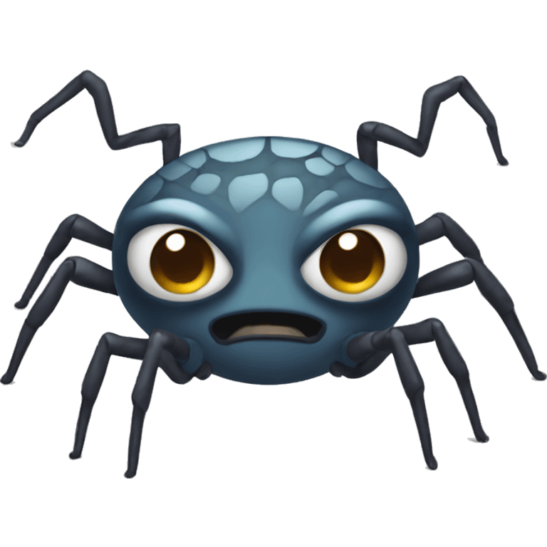 Friendly spider emoji