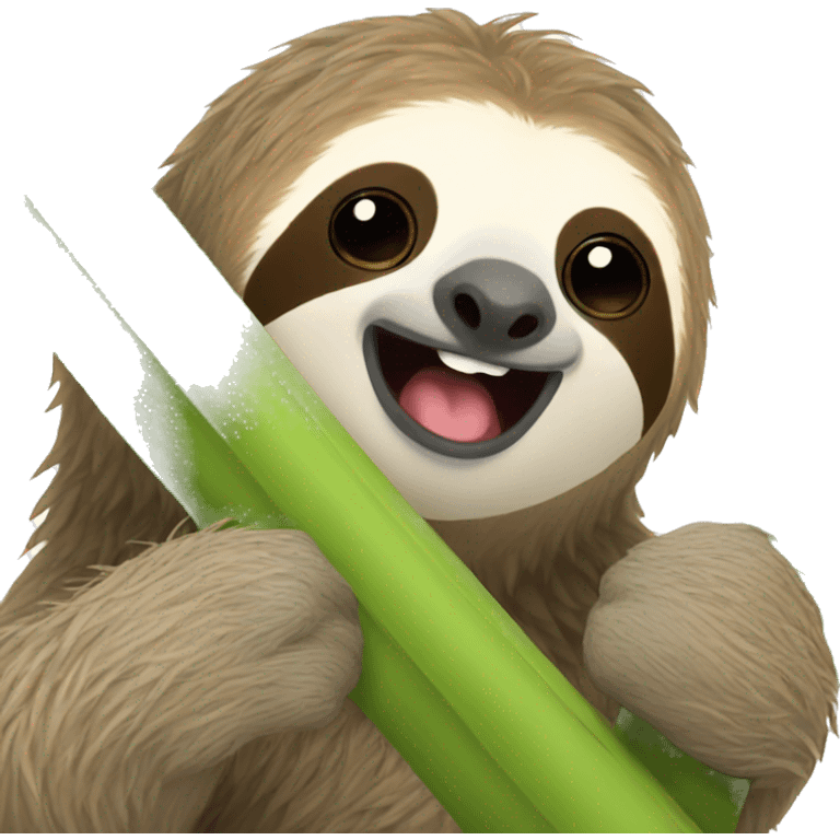 Sloth love emoji