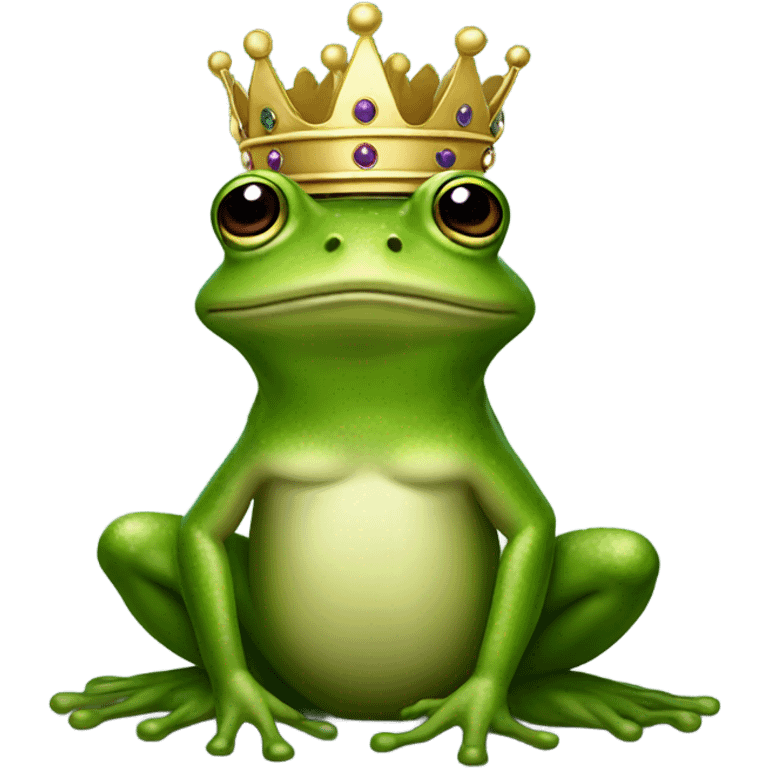 prince frog emoji