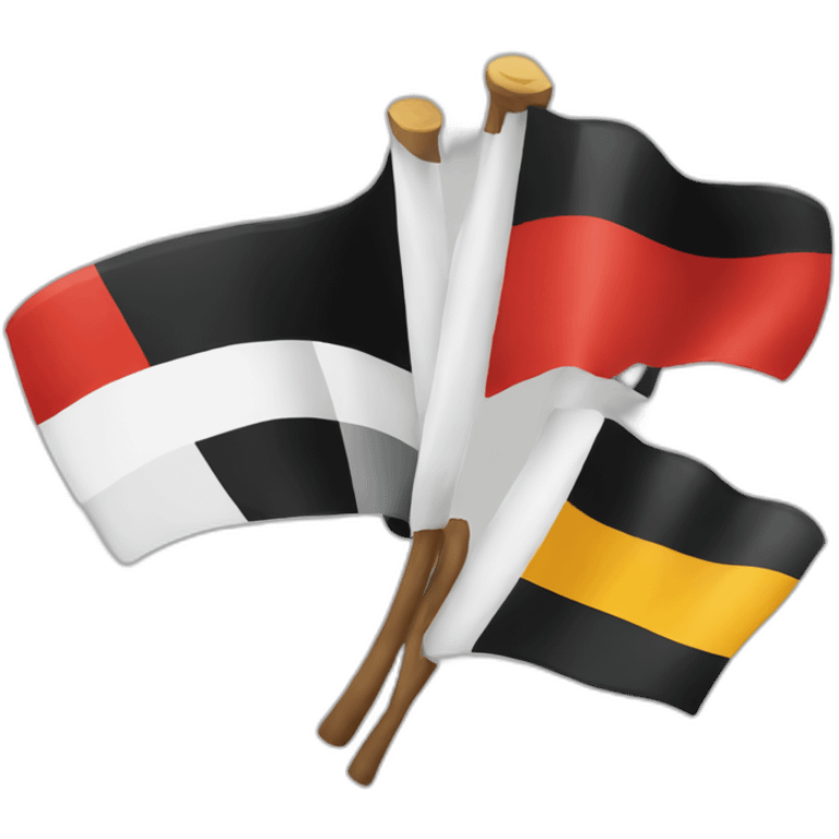 germany-red-white-black-flag emoji