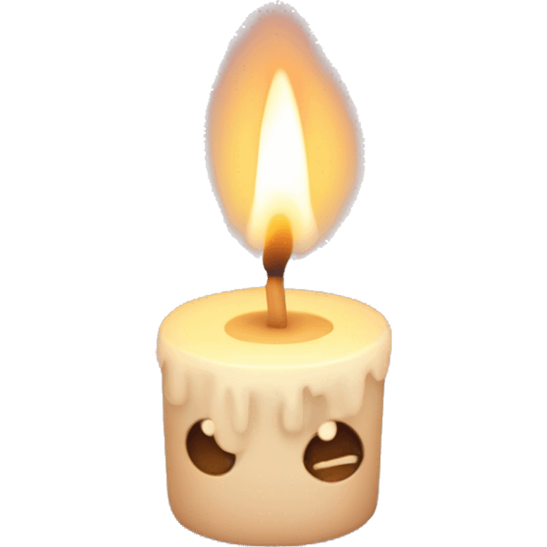 Cute candle  emoji